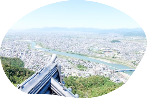 岐阜市の街並み